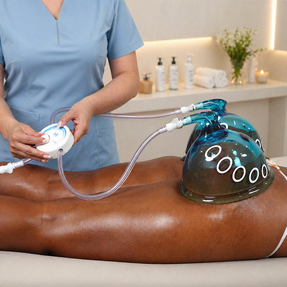 Manguera Pulpo Profesional: Conexión Dual para Copas de Realce de Gluteos y de Frío Intenso